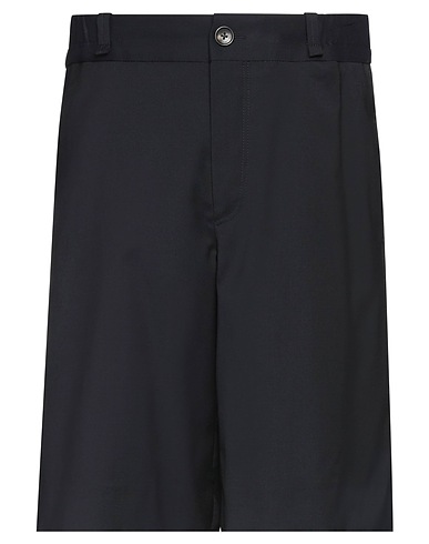 LANVIN Shorts & Bermuda Midnight blue 99% Wool, 1% Elastane