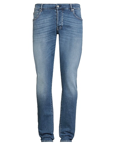 THE.NIM STANDARD Denim pants Blue 98% Cotton, 2% Elastane