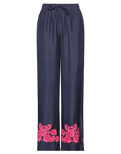 P.A.R.O.S.H. Pantalon BLU NAVY 100% Soie