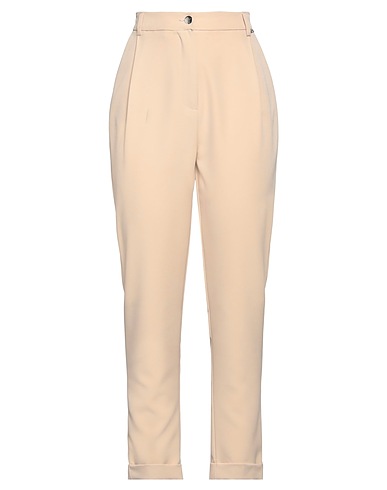 BERNA Casual trouser Beige 89% Polyester, 11% Elastane