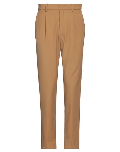 MANUEL RITZ Casual trouser Camel 87% Polyamide, 13% Elastane