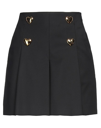 MOSCHINO Shorts & Bermuda Black 50% Cotton, 47% Polyamide, 3% Elastane