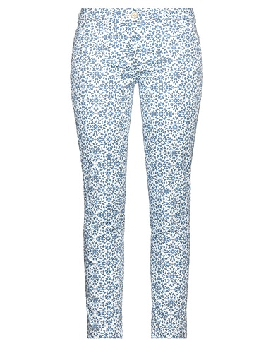SHAFT Casual trouser White 97% Cotton, 3% Elastane