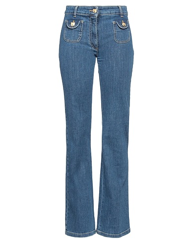 MOSCHINO Denim pants Blue 99% Cotton, 1% Elastane