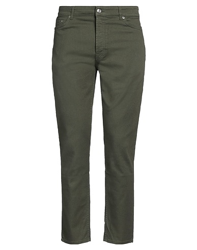 DEPARTMENT 5 Pantaloni jeans Verde militare 99% Cotone, 1% Elastan