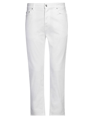 DEPARTMENT 5 Denim trousers White 99% Cotton, 1% Elastane