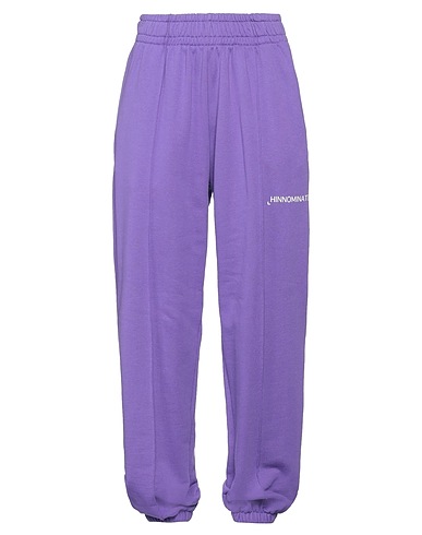 HINNOMINATE Casual pants Purple 100% Cotton