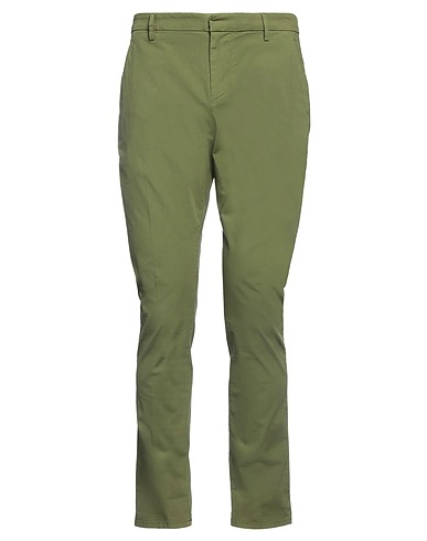 DONDUP Casual trouser Military green 95% Cotton, 5% Elastane