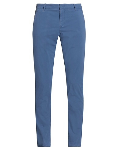 DONDUP Casual trouser Slate blue 95% Cotton, 5% Elastane