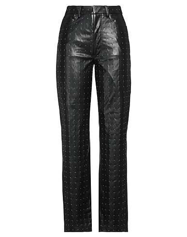 ROTATE BIRGER CHRISTENSEN Casual pants Black 100% Recycled polyester, Polyurethane