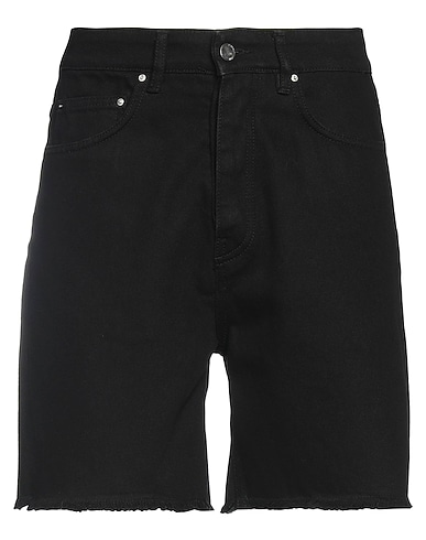FLÂNEUR Denim shorts Black 100% Cotton