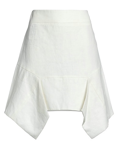 BCBGMAXAZRIA Mini skirt Ivory 100% Polyurethane