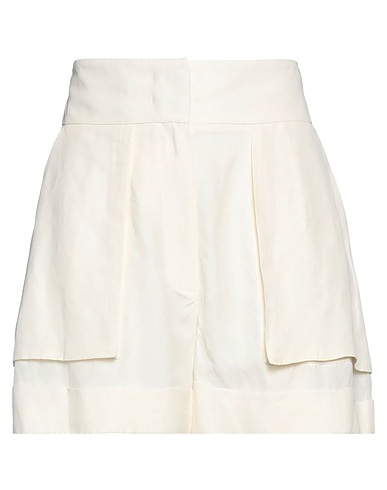 BCBGMAXAZRIA Shorts et Bermudas Ivoire 51% Viscose, 29% Lin, 20% Tencel™