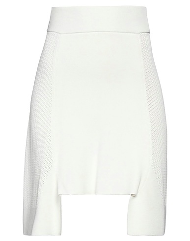 BCBGMAXAZRIA Minigonna Bianco 80% Viscosa, 20% Nylon