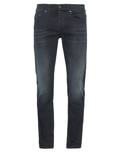 DONDUP Denim trousers Blue 90% Organic cotton, 8% Elastomultiester, 2% Elastane