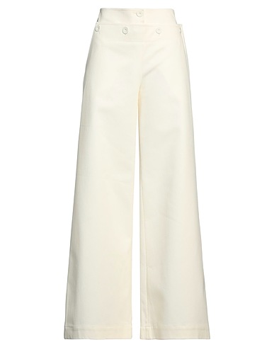 MAX MARA Denim pants SFILATA White 100% Cotton