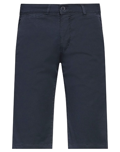 MORO Shorts & Bermuda Navy blue 97% Cotton, 3% Elastane