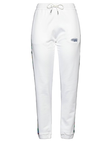 MISSONI Casual pants White 100% Cotton