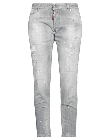 DSQUARED2 Denim trousers Grey 98% Cotton, 2% Elastane