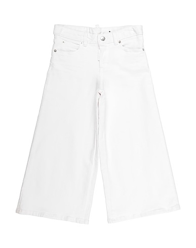 DSQUARED2 Denim trousers White 98% Cotton, 2% Elastane