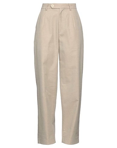 CAN PEP REY Casual trouser Beige 72% Cotton, 28% Lyocell