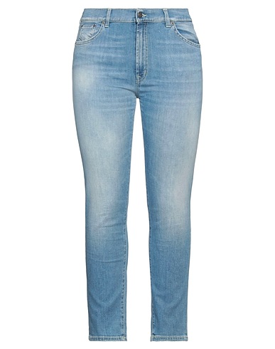 DONDUP Denim pants Blue 92% Cotton, 6% Elastomultiester, 2% Elastane