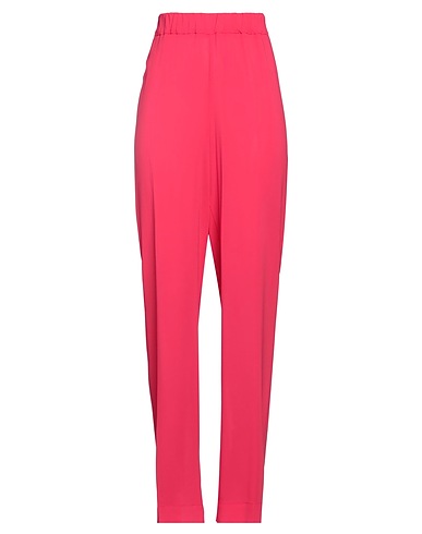 ANNA SERAVALLI Casual trouser Fuchsia 94% Viscose, 6% Elastane
