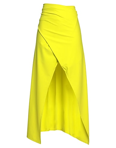 HOUSE OF AMEN Long skirt Lime green 78% Polyamide, 22% Elastane