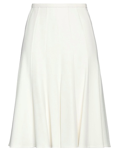 ERMANNO SCERVINO Midi-Rock Weiß 97% Viskose, 3% Elastan