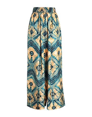 ULLA JOHNSON Casual trouser Deep teal 100% Silk