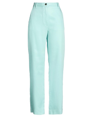 NINE IN THE MORNING Casual trouser Turquoise 100% Lyocell