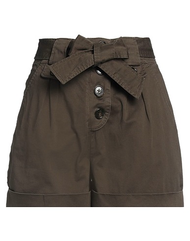 WOOLRICH Shorts & Bermuda Verde scuro 97% Cotone, 3% Elastan