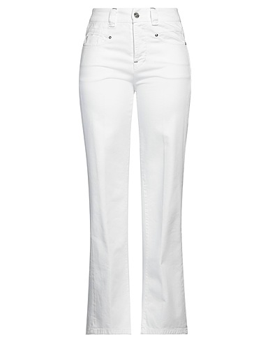SEAFARER Denim trousers White 100% Cotton