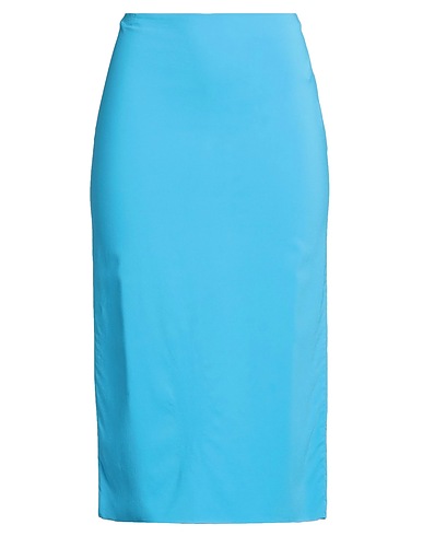 JUCCA Gonna midi Azzurro 95% Viscosa, 5% Elastan