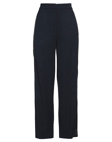 BARENA Casual trouser Midnight blue 70% Viscose, 30% Linen, Polyester, Elastane