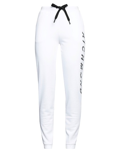RICHMOND X Casual trouser White 100% Cotton