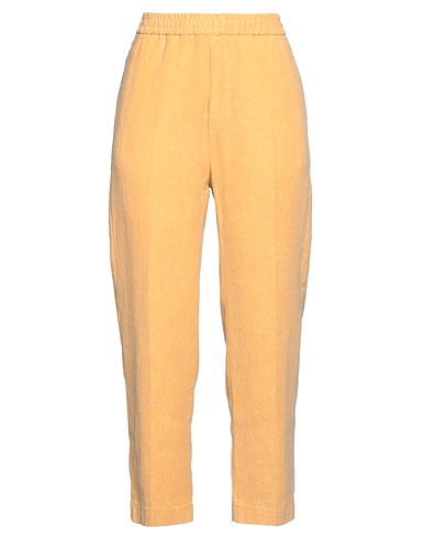 BARENA Casual pants SENAPE 55% Linen, 45% Viscose