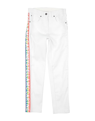 STELLA McCARTNEY KIDS Denim trousers BIANCO 98% Cotton, 2% Elastane