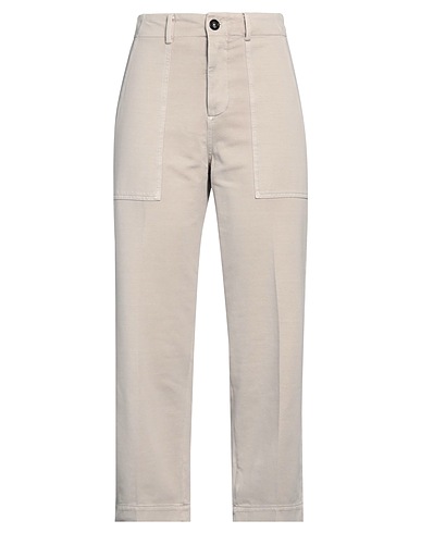 CIRCOLO 1901 Casual trouser Taupe 97% Cotton, 3% Elastane