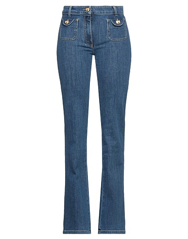 MOSCHINO Denim pants Blue 99% Cotton, 1% Elastane