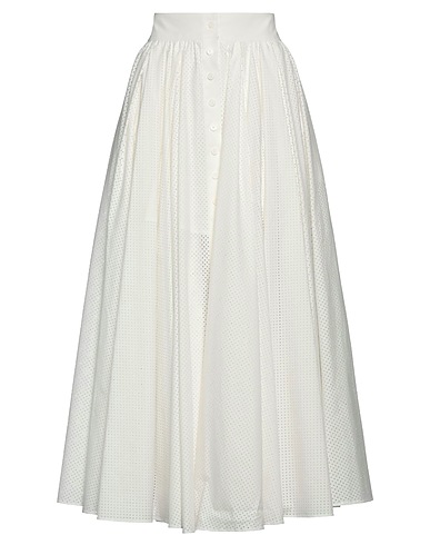PHILOSOPHY di LORENZO SERAFINI Langer Rock Off white 97% Baumwolle, 3% Elastan