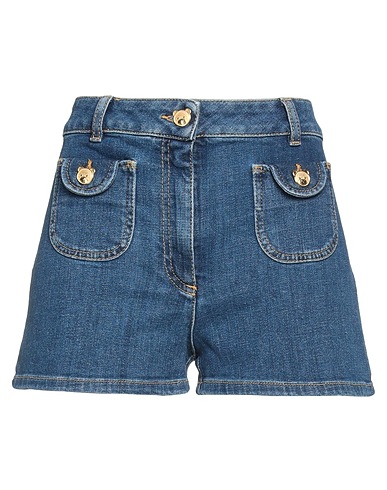 MOSCHINO Denim shorts COUTURE Blue 99% Cotton, 1% Elastane