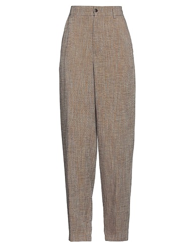 BARENA Casual trouser Brown 71% Viscose, 29% Linen
