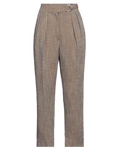 BARENA Casual trouser Brown 71% Viscose, 29% Linen