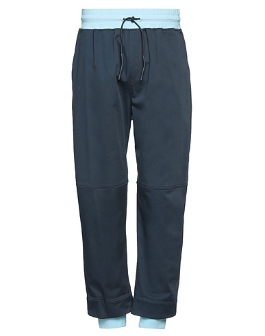 FERRARI Casual trouser Navy blue 97% Cotton, 3% Elastane