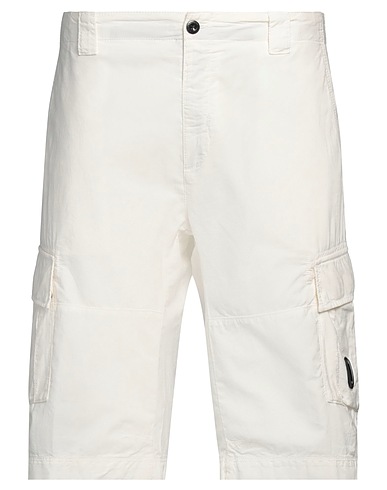 C.P. COMPANY Shorts & Bermuda Bianco 100% Cotone