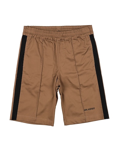 NEIL BARRETT Shorts & Bermuda Khaki 97% Cotton, 3% Elastane
