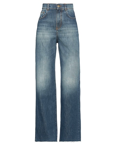 PINKO Denim trousers Blue 100% Cotton