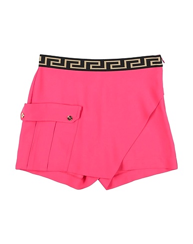 VERSACE YOUNG Shorts & Bermuda Pink 74% Acetate, 26% Viscose, Polyester, Polyamide, Elastane
