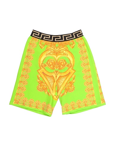 VERSACE YOUNG Shorts & Bermuda Light green 100% Cotton